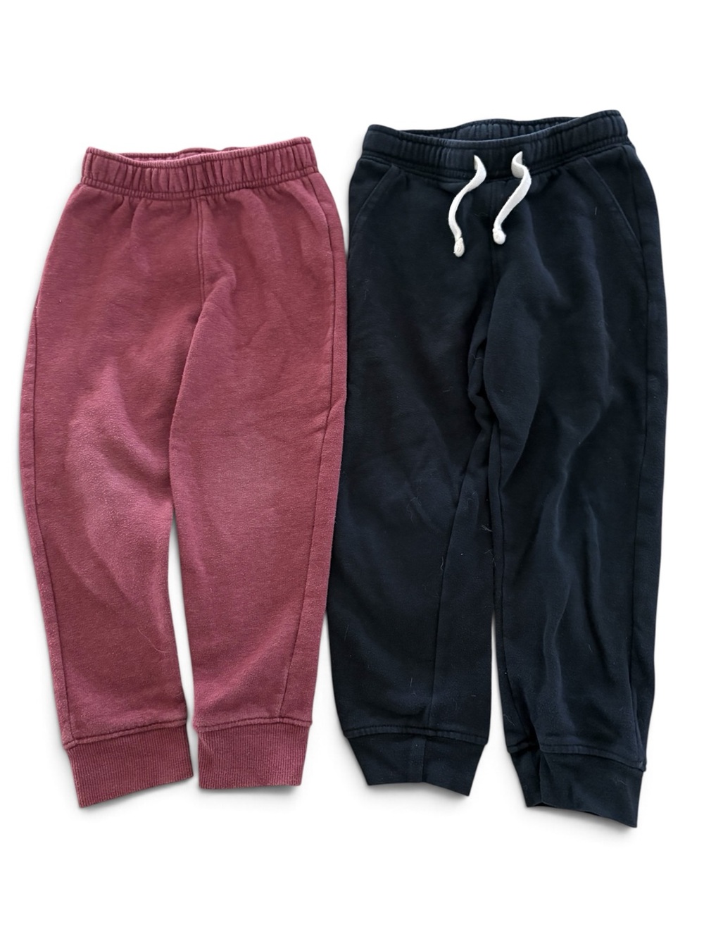 Cat & Jack and Carters Kids Jogger Pants - Black & Burgundy Unisex